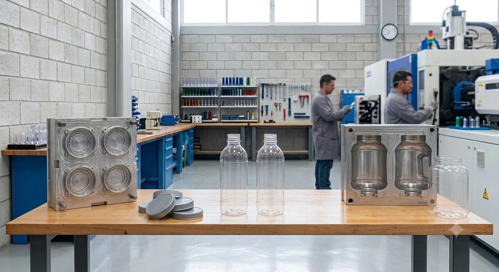 Desarrollo de un envase plástico nuevo, del prototipo al molde de producción
